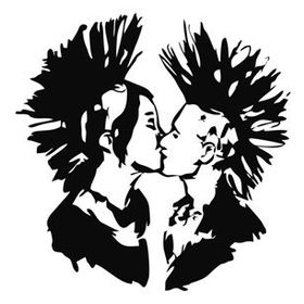 Sticker Masters Kiss Punk Sticker