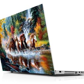 Sticker Masters Koşan Atlar Laptop Duvar Stickerı