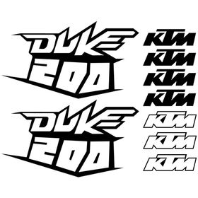 Sticker Masters Ktm 200 Duke Sticker Set