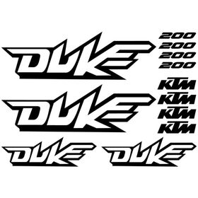 Sticker Masters Ktm 200 Duke Sticker Set