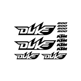 Sticker Masters Ktm 200 Duke Sticker Set
