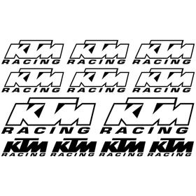 Sticker Masters Ktm Racing Sponsor Sticker Set