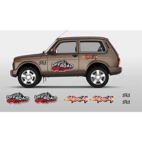 Sticker Masters Lada Niva Set-4 Sticker