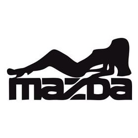 Sticker Masters Mazda Sexy Women Sticker