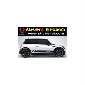 Sticker Masters Mini Cooper S Yan Şerit Sticker