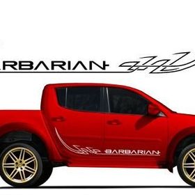 Sticker Masters Mitsubishi L200 Barbarian Sticker Set