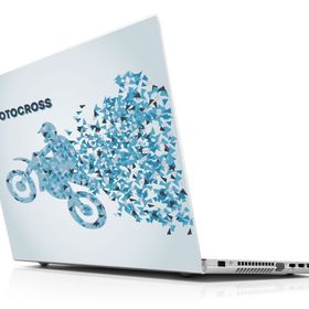 Sticker Masters Motocross Laptop Duvar Stickerı
