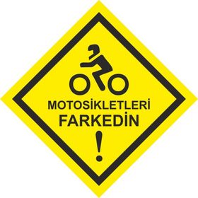 Sticker Masters Motosikletlileri Farkedin Sticker