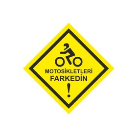 Sticker Masters Motosikletlileri Farkedin Sticker