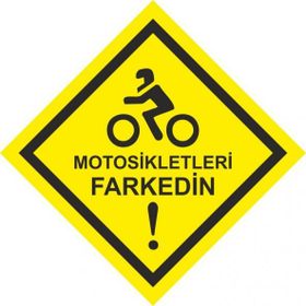 Sticker Masters Motosikletlileri Farkedin Sticker