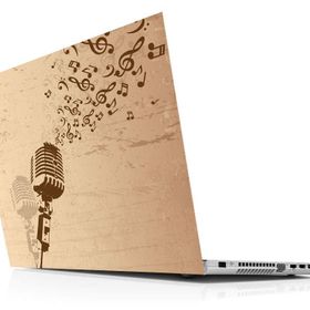 Sticker Masters Music Retro Laptop Sticker