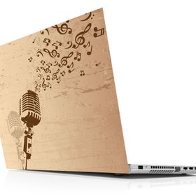 Sticker Masters Music Retro Laptop Sticker