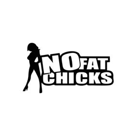 Sticker Masters No Fat Chicks Sticker