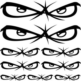 Sticker Masters No Fear Eyes Sponsor Set Sticker