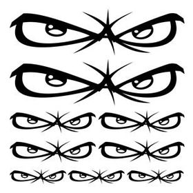 Sticker Masters No Fear Eyes Sponsor Set Sticker