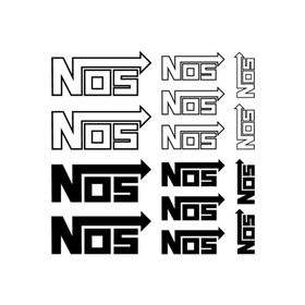 Sticker Masters Nos Sponsor Set Sticker