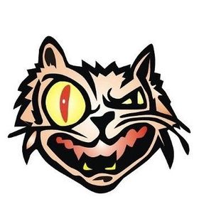 Sticker Masters Patlak Göz Kedi Sticker