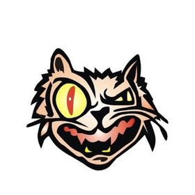 Sticker Masters Patlak Göz Kedi Sticker