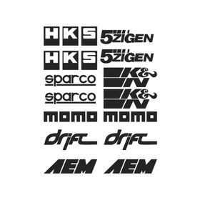 Sticker Masters Performans Yazıları Sponsor Yazı Seti Sticker
