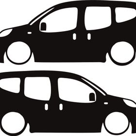 Sticker Masters Peugeot Bipper Basık Araç Sticker