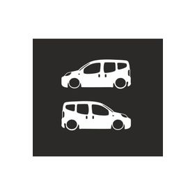 Sticker Masters Peugeot Bipper Basık Araç Sticker