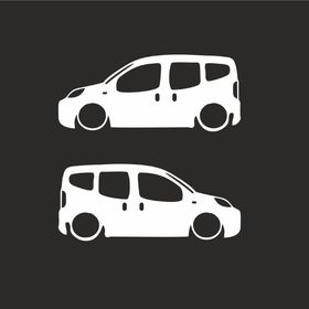 Sticker Masters Peugeot Bipper Basık Araç Sticker