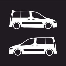 Sticker Masters Peugeot Partner Basık Sticker