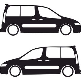Sticker Masters Peugeot Partner Basık Sticker