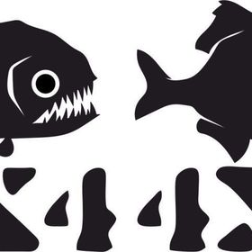 Sticker Masters Pirana Sticker