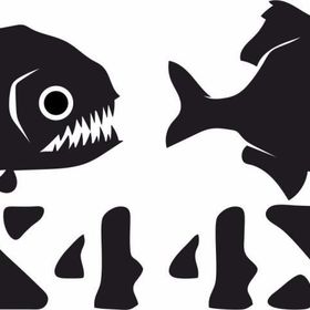 Sticker Masters Pirana Sticker