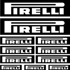 Sticker Masters Pirelli Sponsor Set Sticker