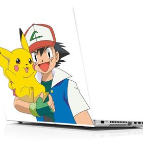 Sticker Masters Pokemon Ash And Picachu Hug Laptop Duvar Stickerı