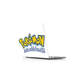 Sticker Masters Pokemon Go Catch Em All Black Laptop Duvar Stickerı
