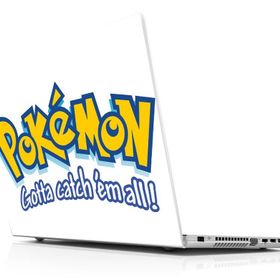 Sticker Masters Pokemon Go Catch Em All Black Laptop Duvar Stickerı