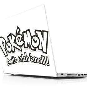 Sticker Masters Pokemon Go Catch Em All Black Laptop Duvar Stickerı