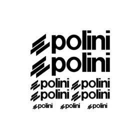 Sticker Masters Polini Sponsor 2 Siyah Sticker Set