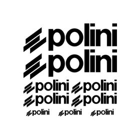 Sticker Masters Polini Sponsor 2 Siyah Sticker Set