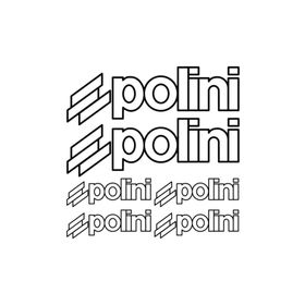 Sticker Masters Polini Sponsor Siyah Sticker Set