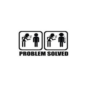 Sticker Masters Problem Solved Sticker