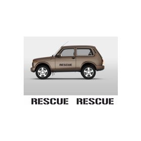 Sticker Masters Rescue Jeep Sticker