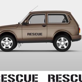 Sticker Masters Rescue Jeep Sticker