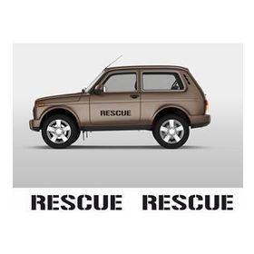 Sticker Masters Rescue Jeep Sticker