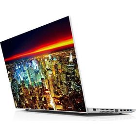 Sticker Masters Şehirde Gün Batımı Laptop Duvar Stickerı