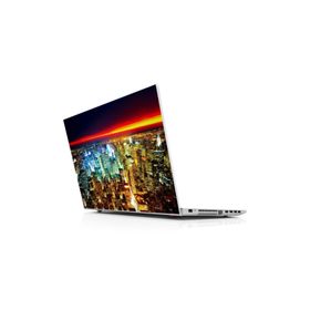 Sticker Masters Şehirde Gün Batımı Laptop Duvar Stickerı