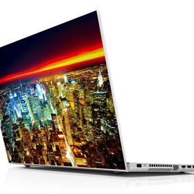 Sticker Masters Şehirde Gün Batımı Laptop Duvar Stickerı