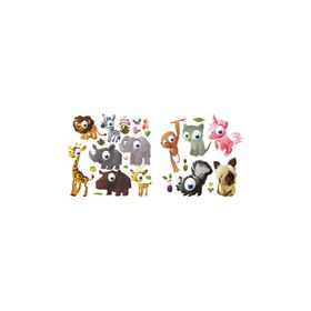 Sticker Masters Sevimli Orman Hayvanları Duvar Çocuk Odası Sticker