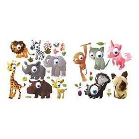 Sticker Masters Sevimli Orman Hayvanları Duvar Çocuk Odası Sticker