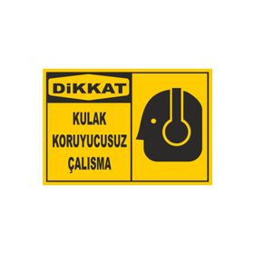 Sticker Masters Sıcak Yüzey Uyarı Levhası Sticker