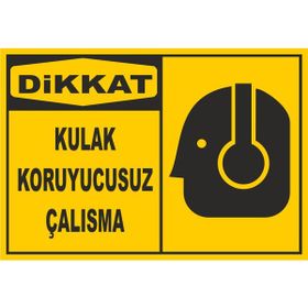 Sticker Masters Sıcak Yüzey Uyarı Levhası Sticker