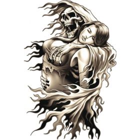 Sticker Masters Skull And Women Sticker